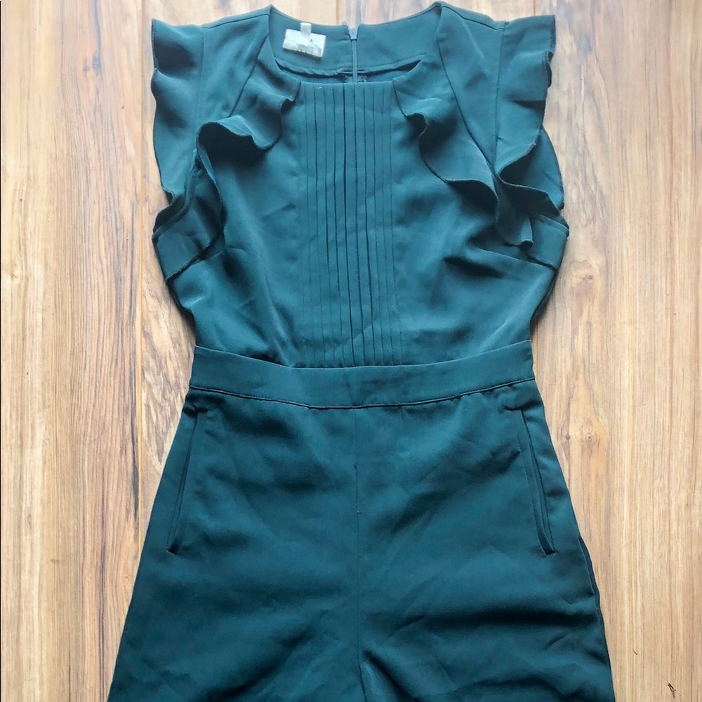 Green jumpsuit
